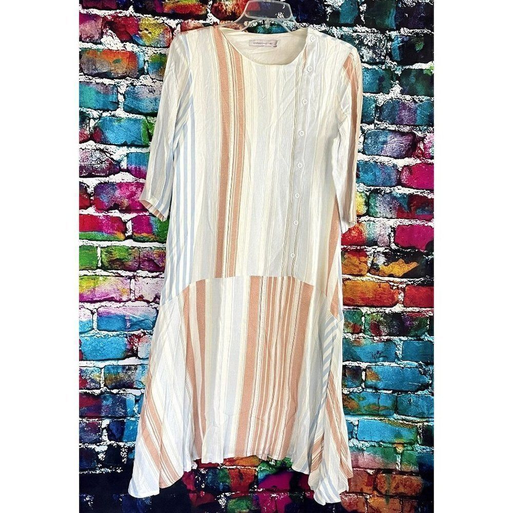 Crimson + Clover Striped Tunic Style Dress Size medium